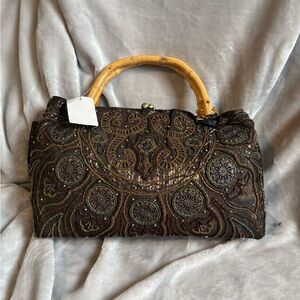 51. One of a kind - Hand made - Vintage-style Beaded Handbag